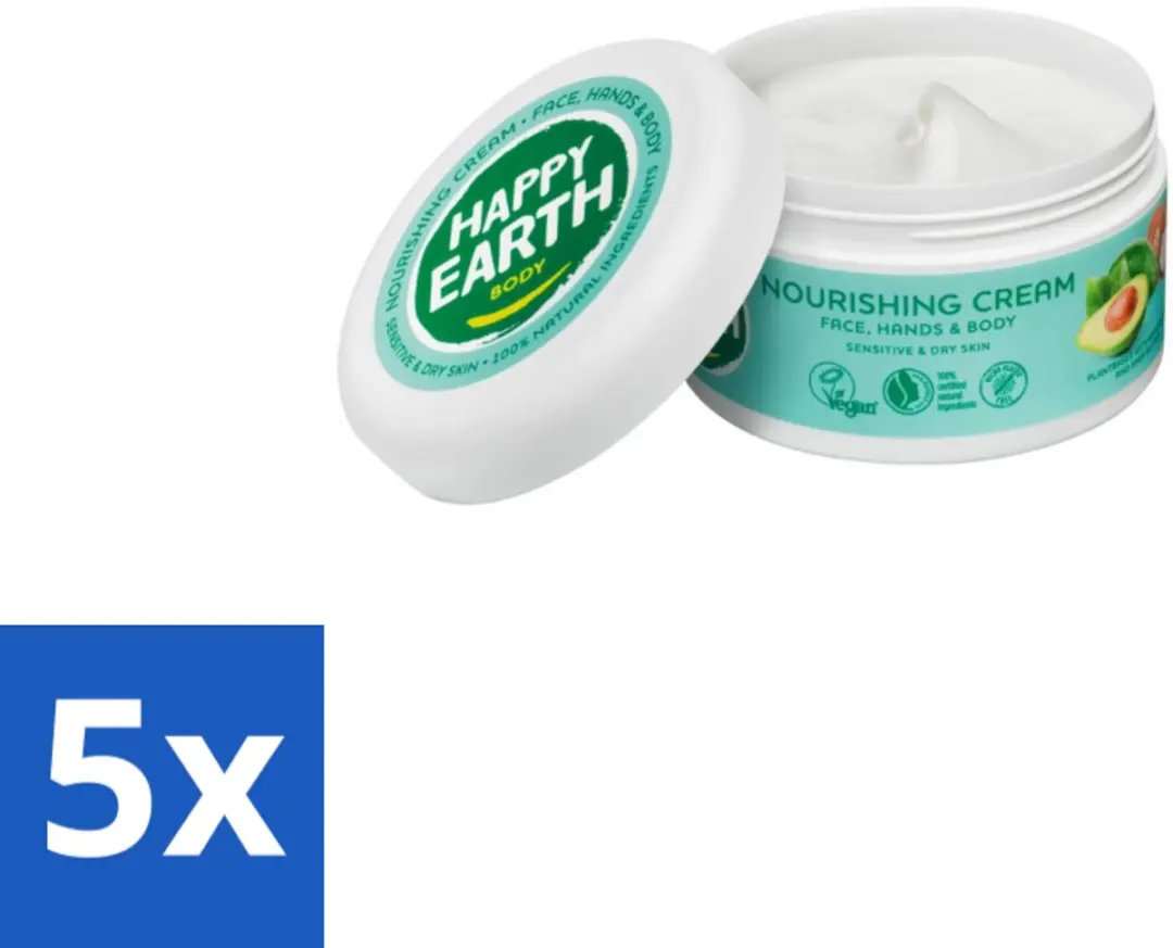 Happy Earth Voedende Crème 1000ml