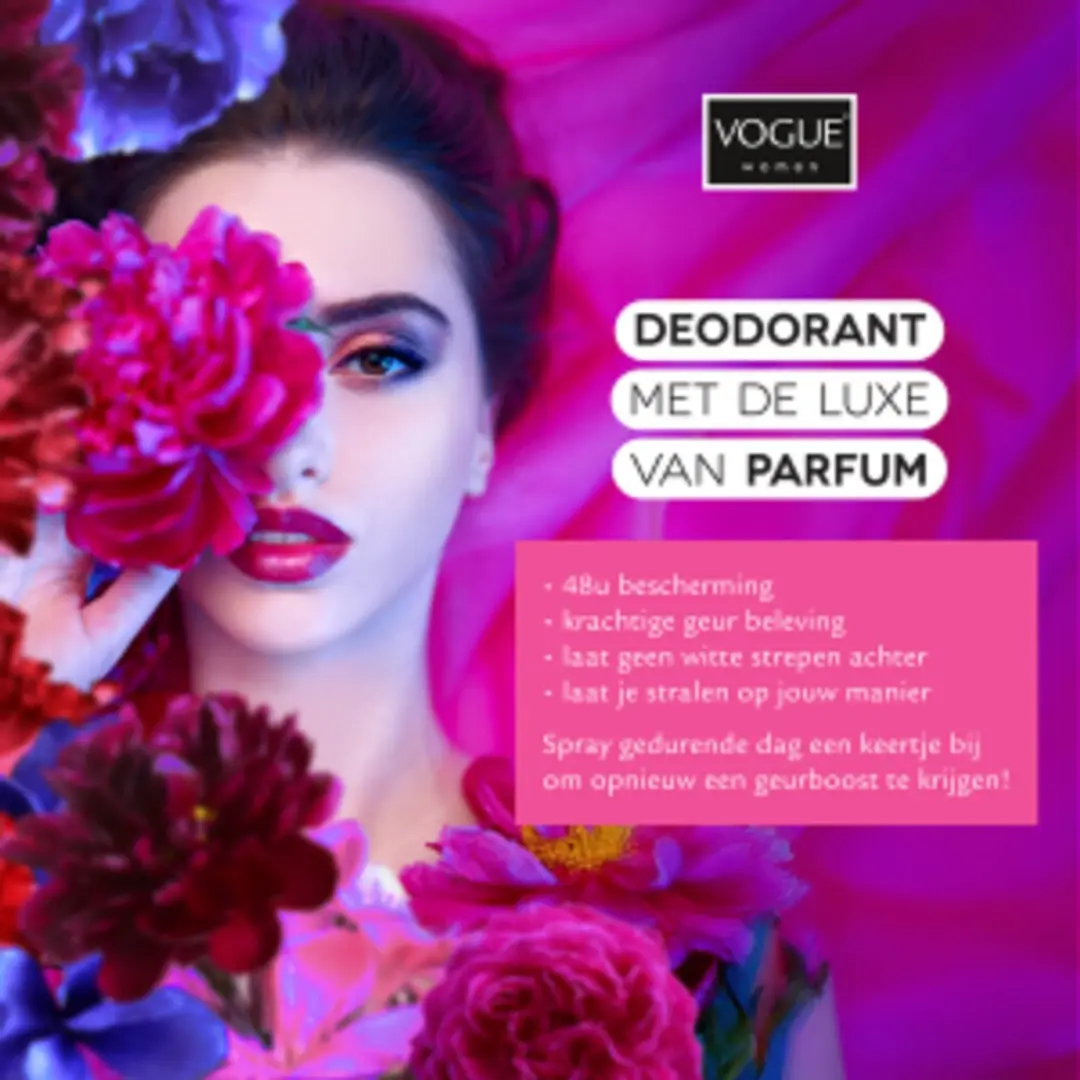 Vogue Women Extravagant Parfum Deodorant 150ml - 2 Stuks