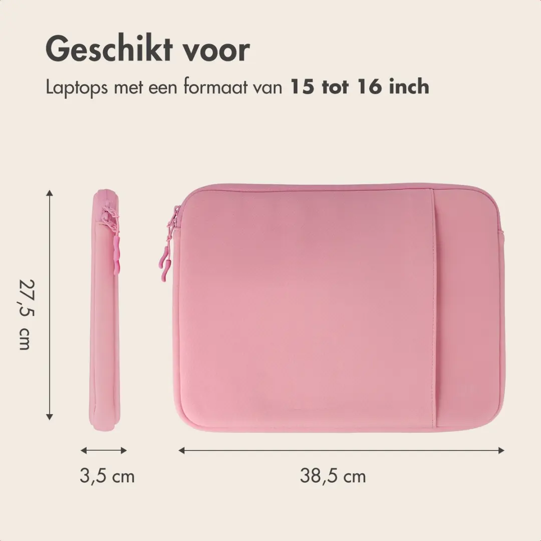 Imoshion Laptophoes 16 inch - 2 Vakken - Candy Pink