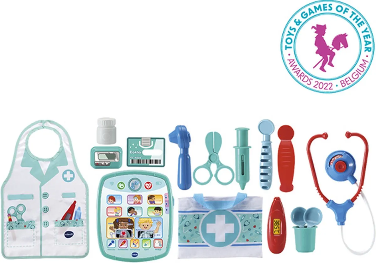VTech Verzorg & Leer Speelgoed Doktersset 80-552123 - Multicolor
