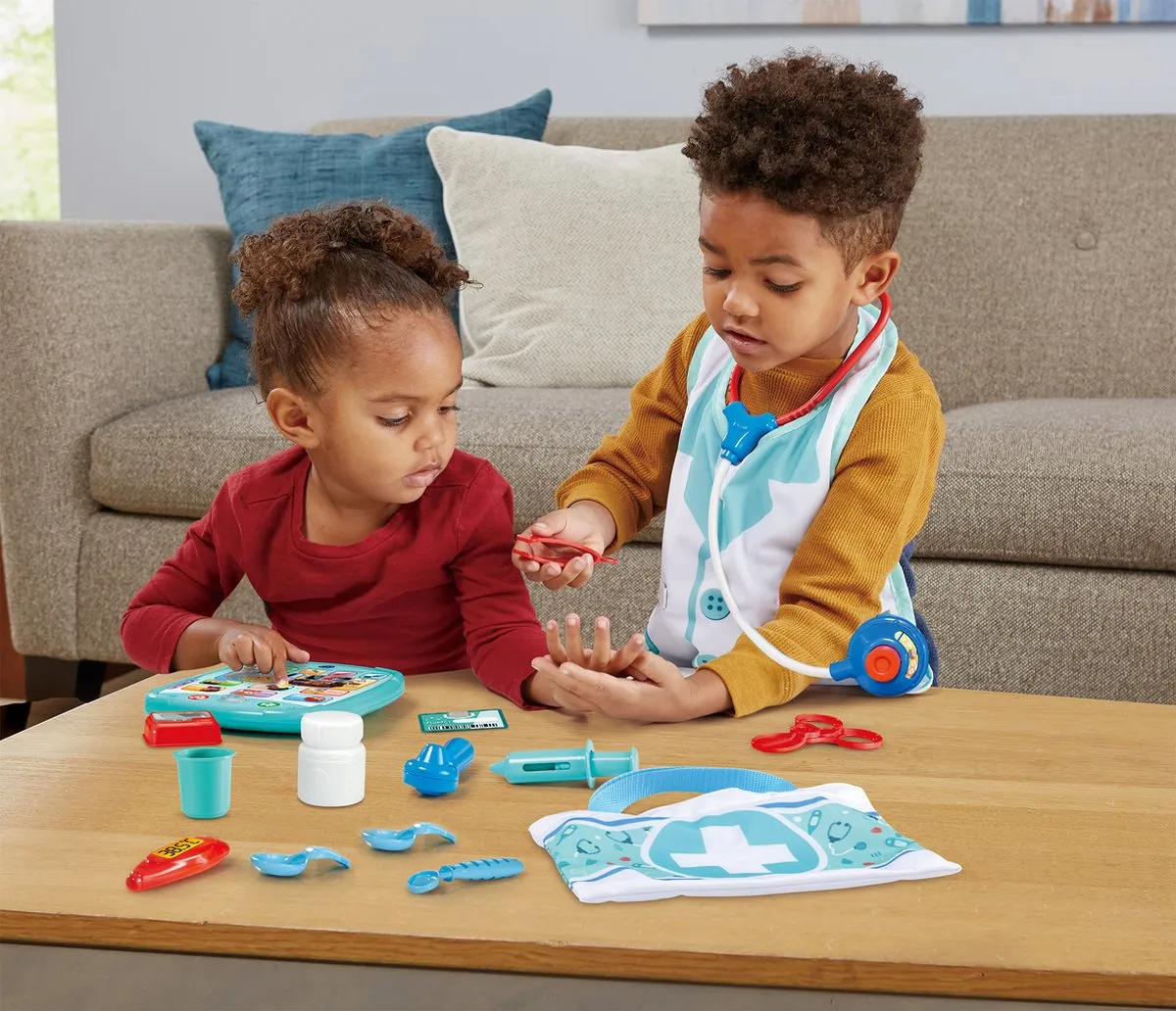 VTech Verzorg & Leer Speelgoed Doktersset 80-552123 - Multicolor