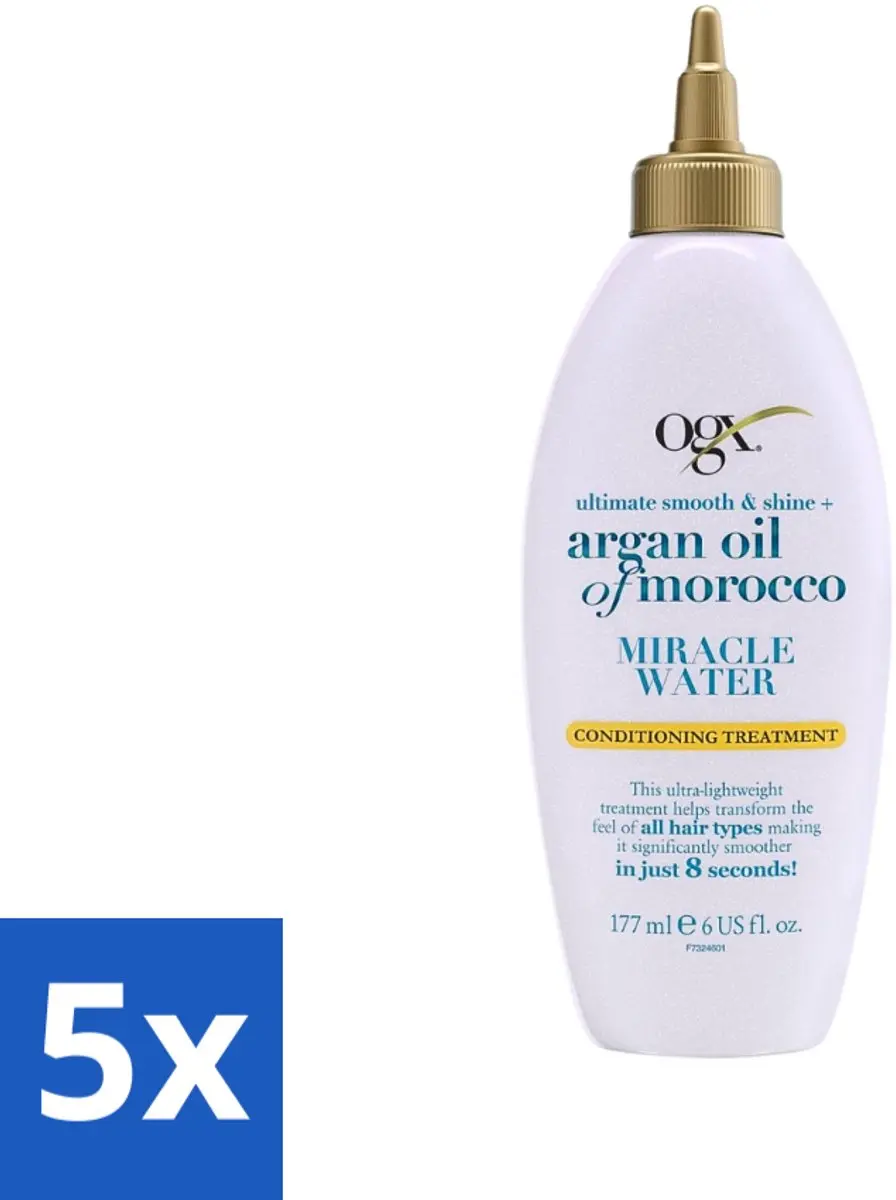 OGX Argan Oil of Morocco Miracle Water 177ml - 5x4