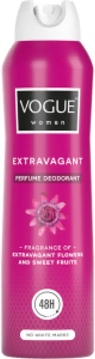 Vogue Women Extravagant Parfum Deodorant 150ml - 6 Stuks