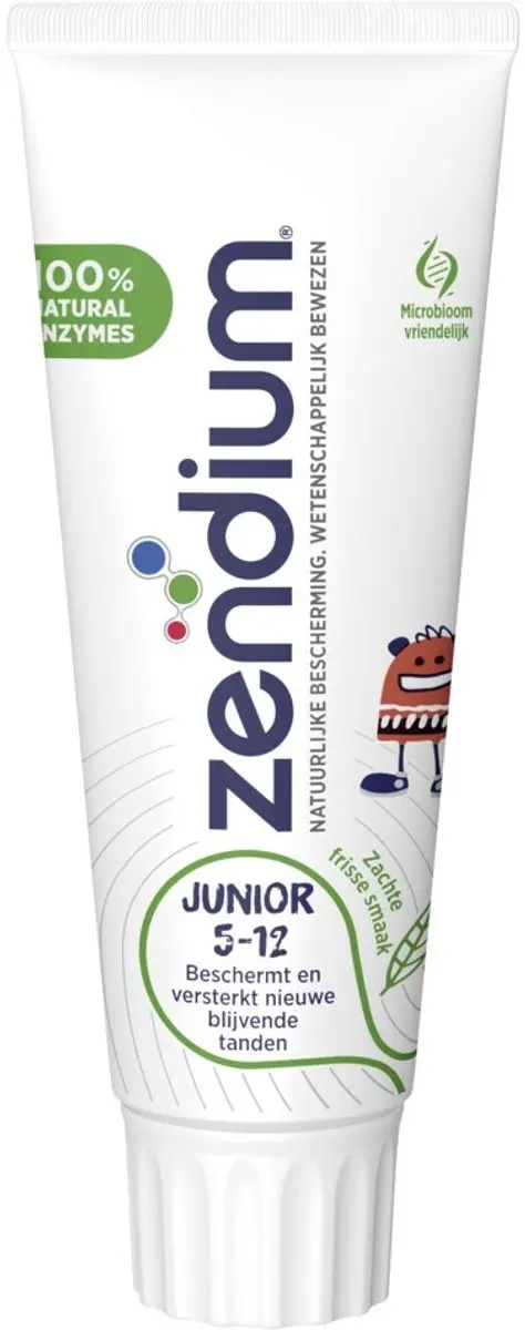Zendium Tandpasta Junior 75ml - 2 Stuks
