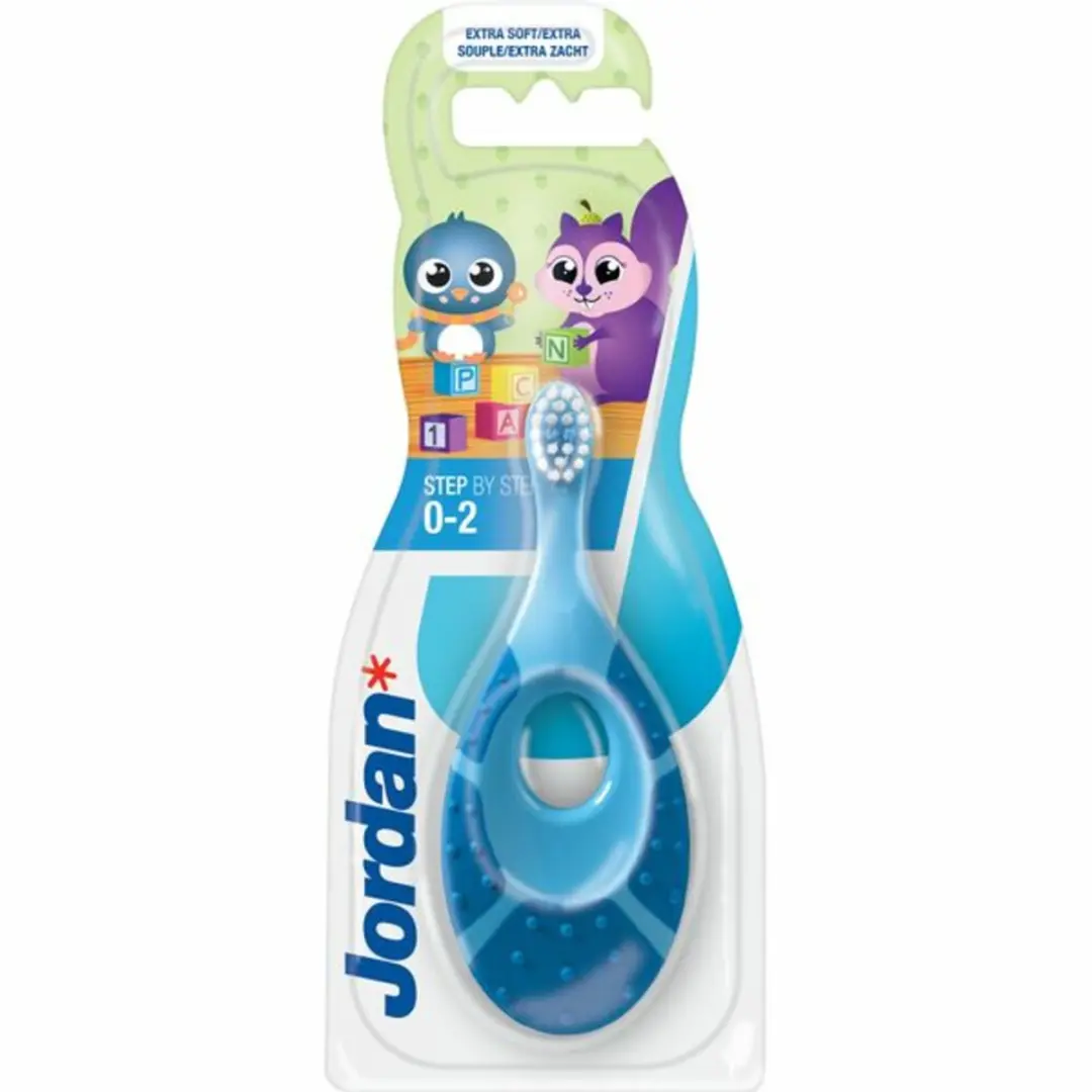 Jordan Tandenborstel Step 1 Baby 0-2 jaar - 7 Stuks - Multicolor