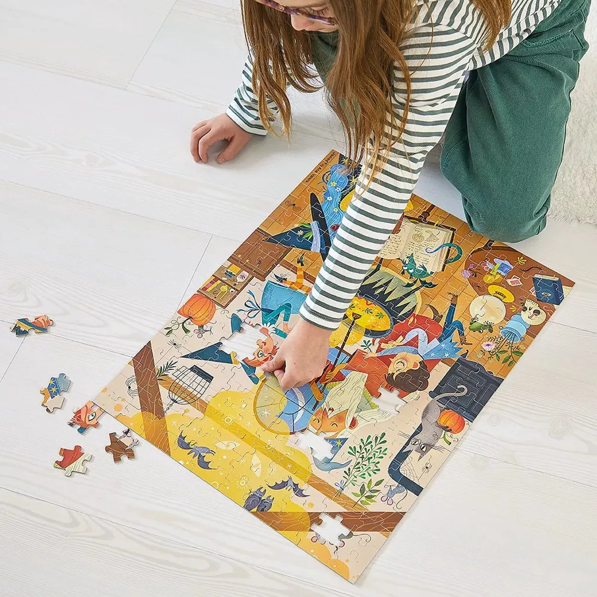 Janod Puzzel Magie 200 Stuks - In Koffer - Vanaf 7 Jaar