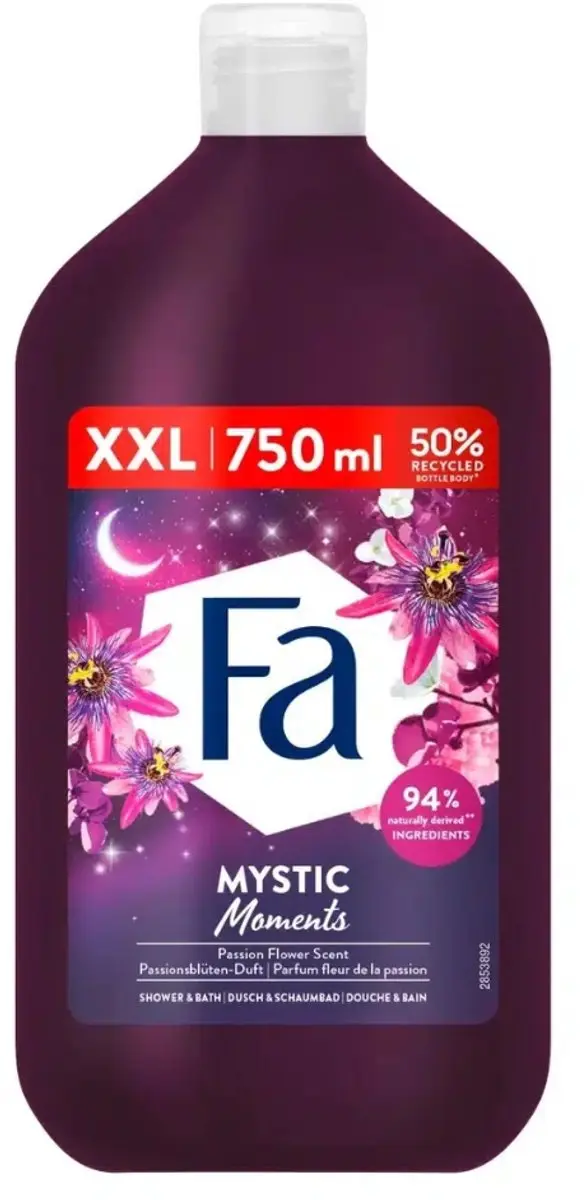 Fa Mystic Moments Bad- & Douchegel Passiebloem 750ml - 7 Stuks