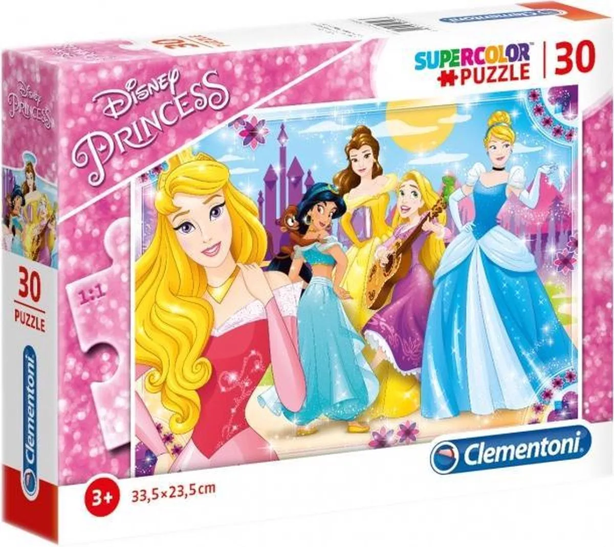 Clementoni Disney Princess Superkleur Puzzel 30 Stuks
