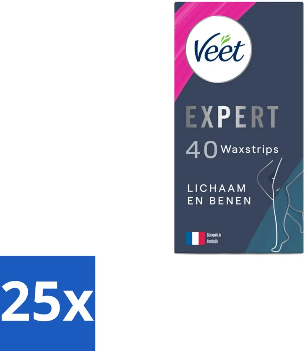 Veet Expert Koude Waxstrips Lichaam & Benen Sensitive
