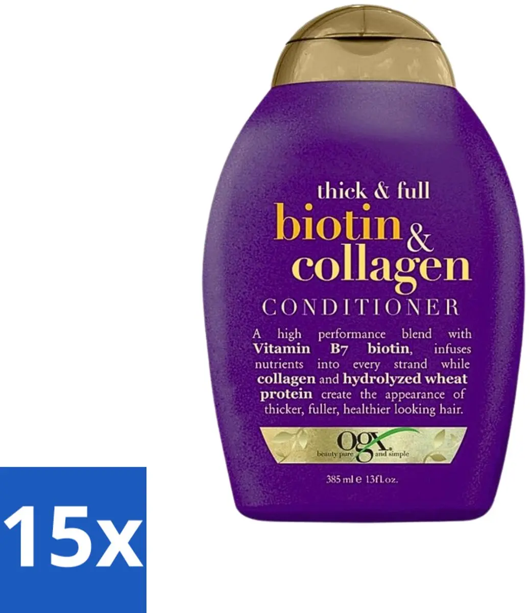 OGX Biotin + Collagen Conditioner 385ml