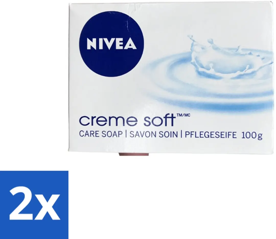 NIVEA Crème Soft Zeep 200g (2x100g)