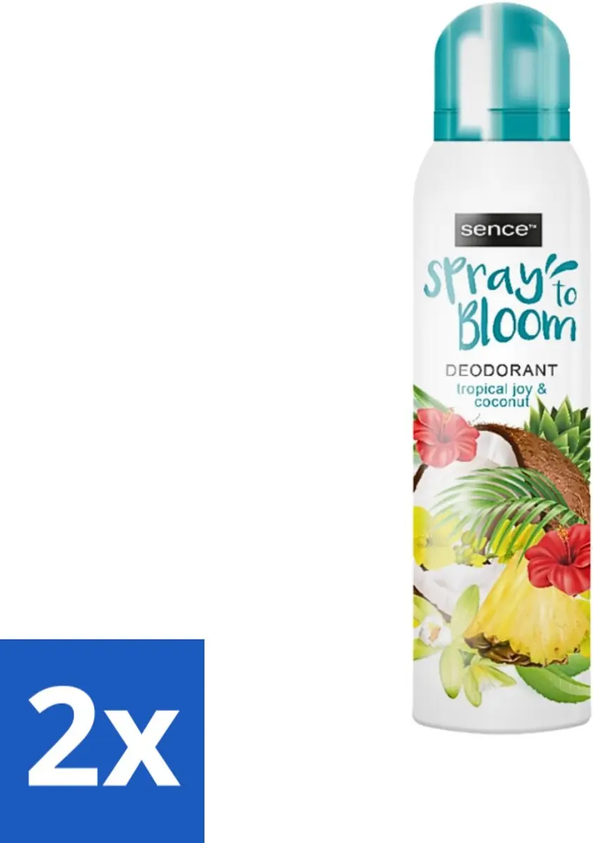 Sence Tropical Joy & Coconut Deodorant 300ml (2x150ml)