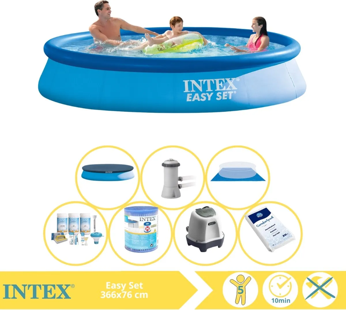 Intex Easy Set Zwembad 366x76cm