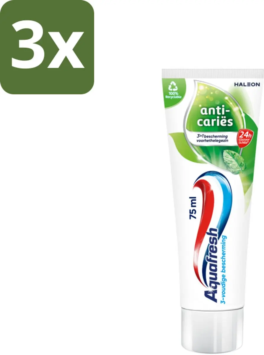 Aquafresh Anti-Caries Tandpasta 75ml