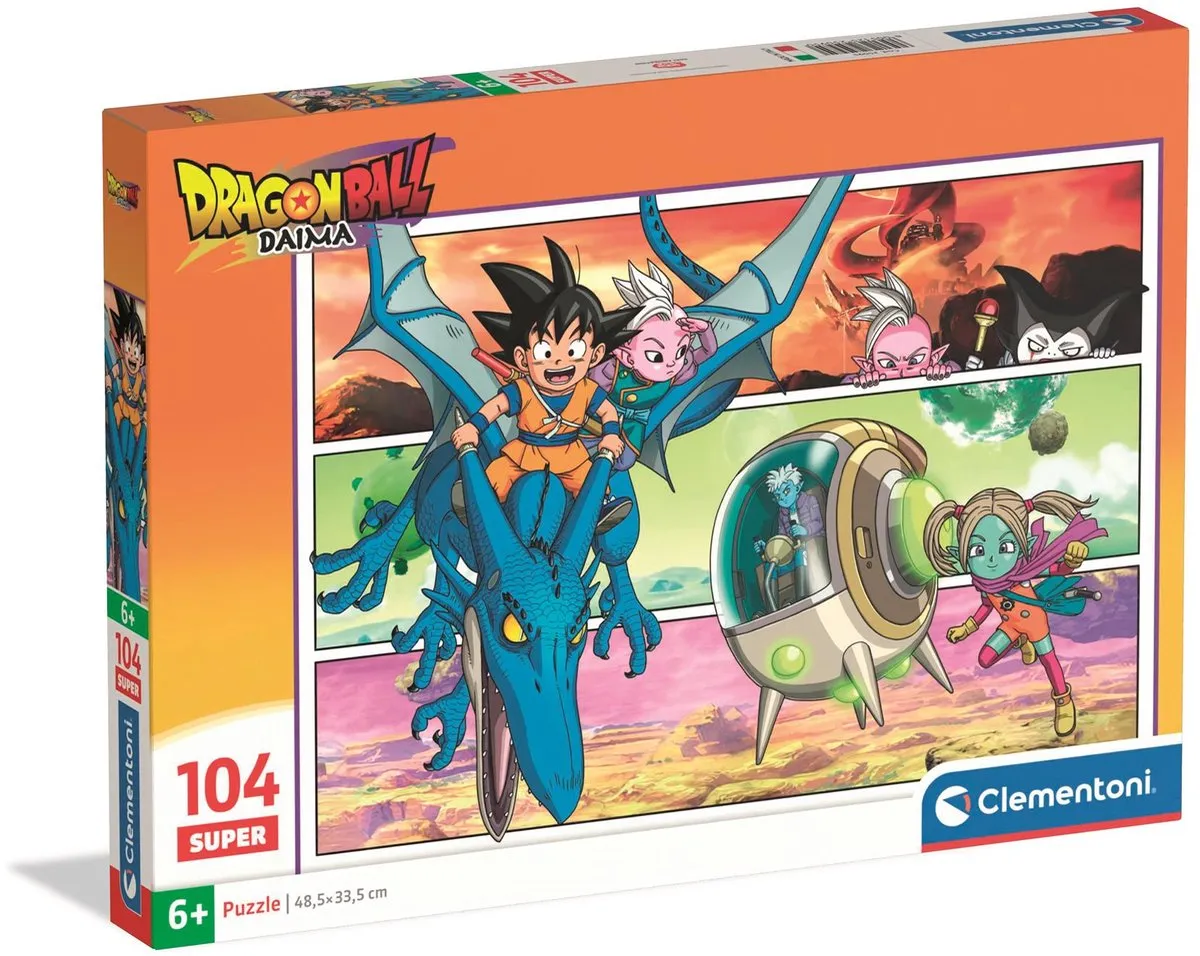 Clementoni Dragon Ball Daima Puzzel 104 Stuks - Multikleur
