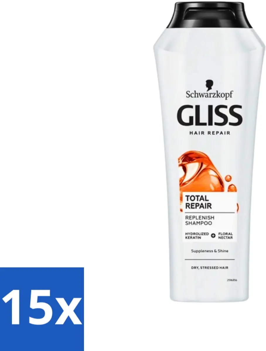 Gliss Kur Total Repair Shampoo 400ml