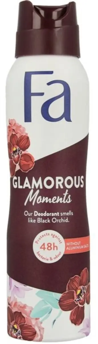 Fa Glamorous Moments Deodorant Spray 150ml - Zwarte Orchidee