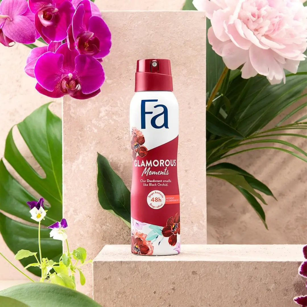 Fa Glamorous Moments Deodorant Spray 150ml - Zwarte Orchidee