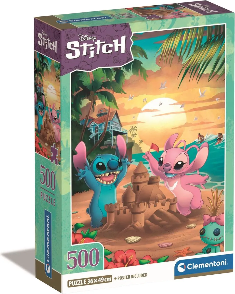 Clementoni Disney Stitch Puzzel 500 Stukjes