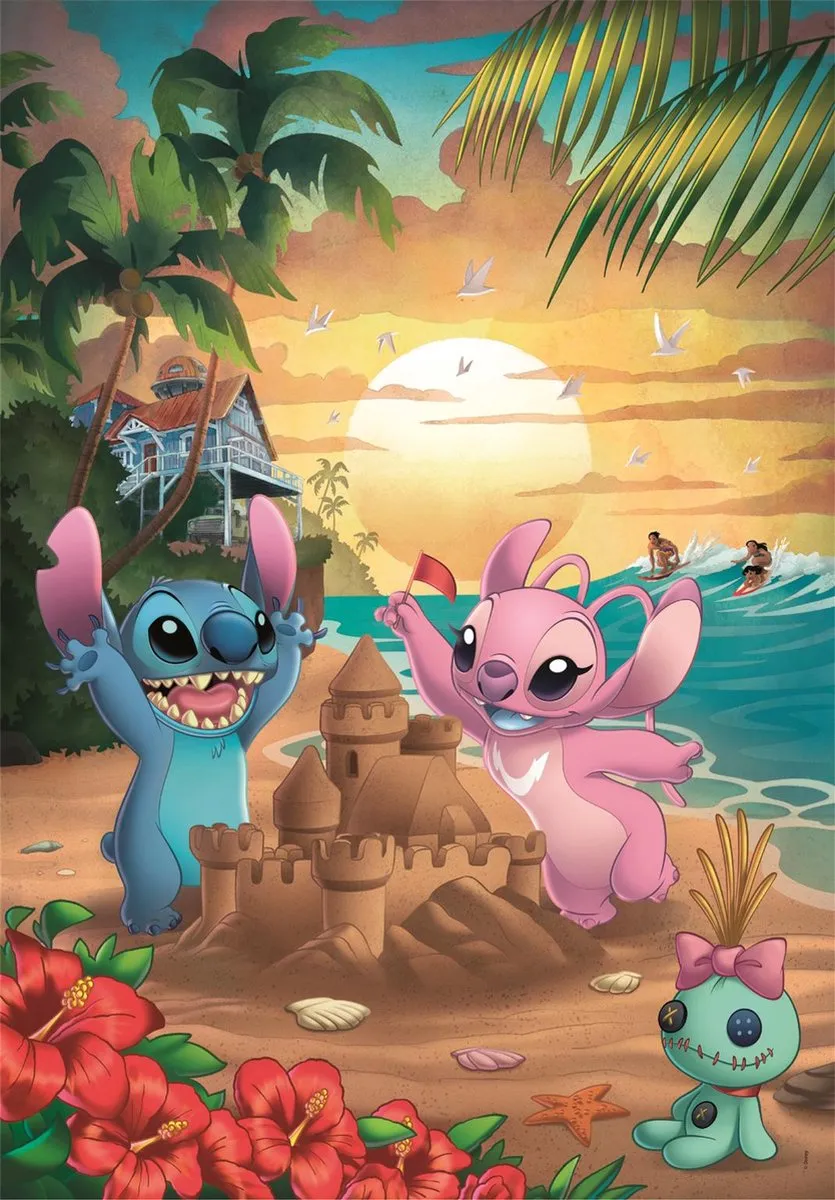 Clementoni Disney Stitch Puzzel 500 Stukjes - Multikleur