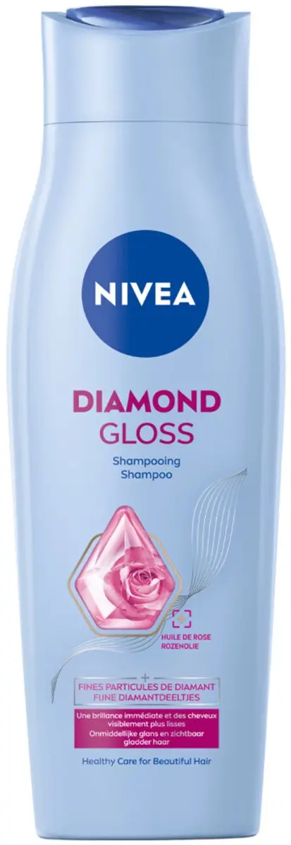 NIVEA Shampoo Diamond Gloss Care 250ml - 7 Stuks