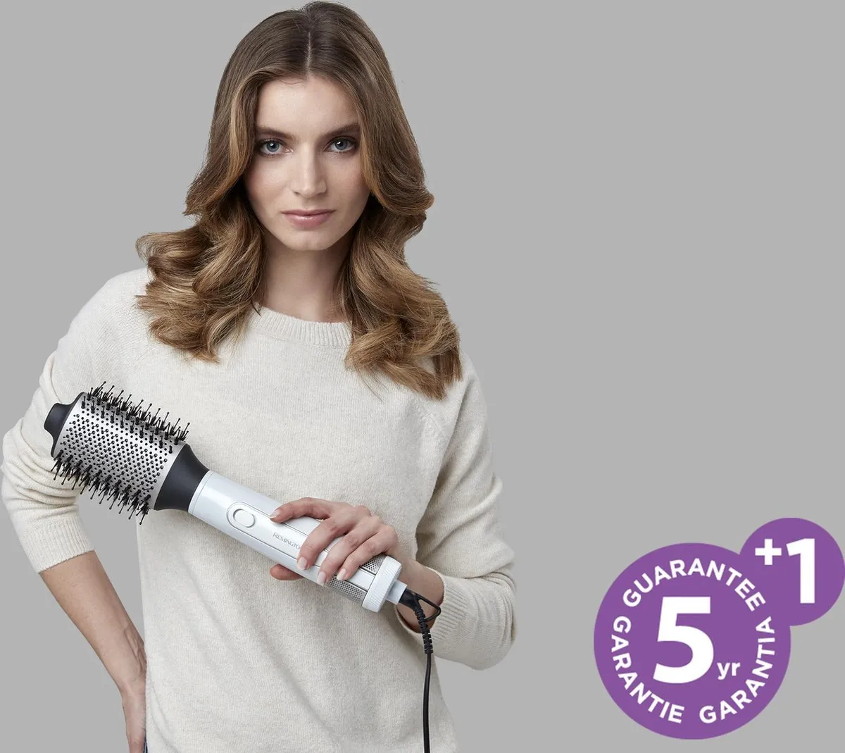 Remington Hydraluxe AS8901 Ovale Föhnborstel 1200W - Wit - afbeelding 6 van 6
