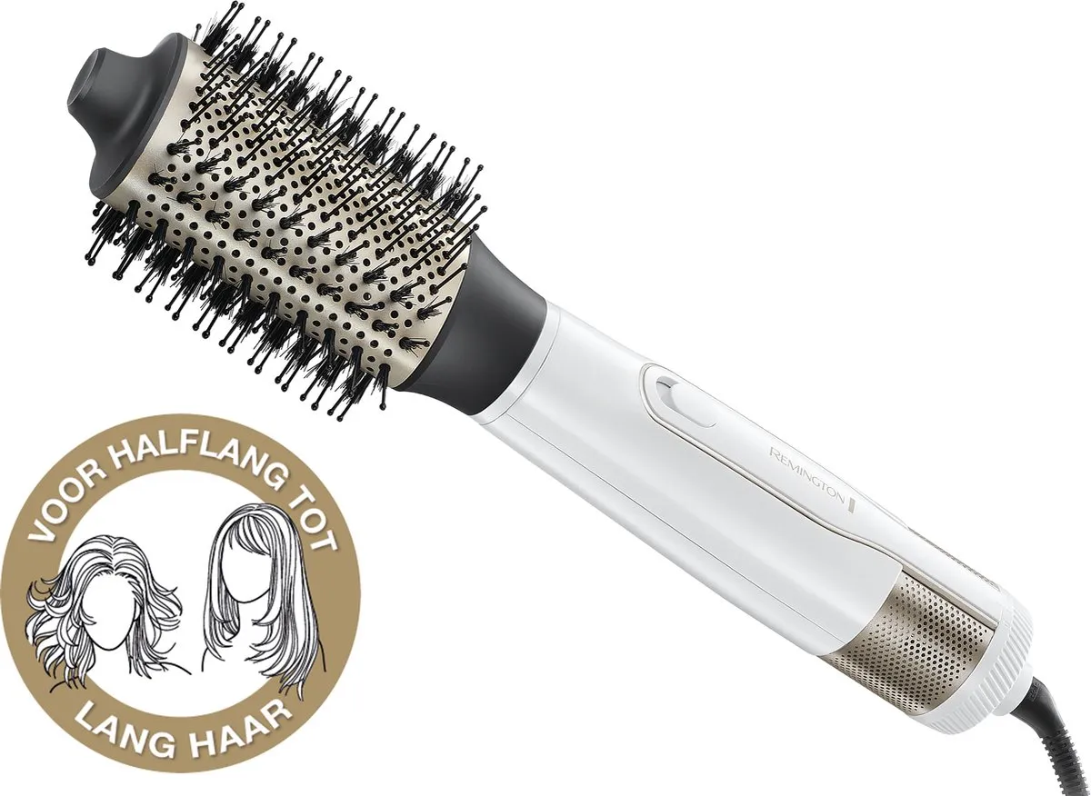 Remington Hydraluxe AS8901 Ovale Föhnborstel 1200W - Wit