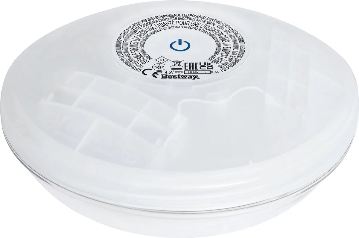 Bestway Drijvende LED Verlichting 58419/24 - Wit