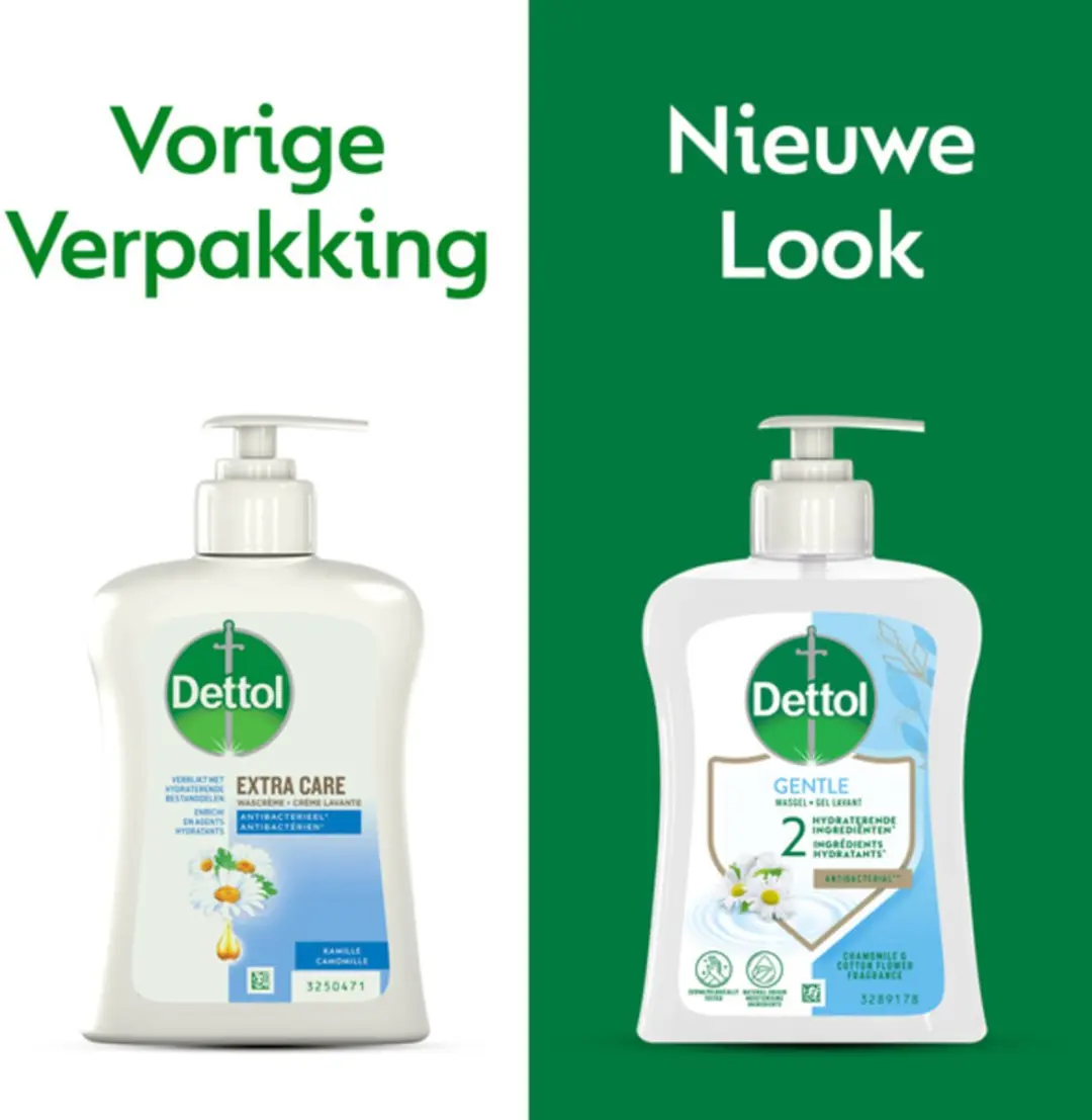 Dettol Handzeep Gentle Kamille & Katoenbloesem 250ml - 20 Stuks