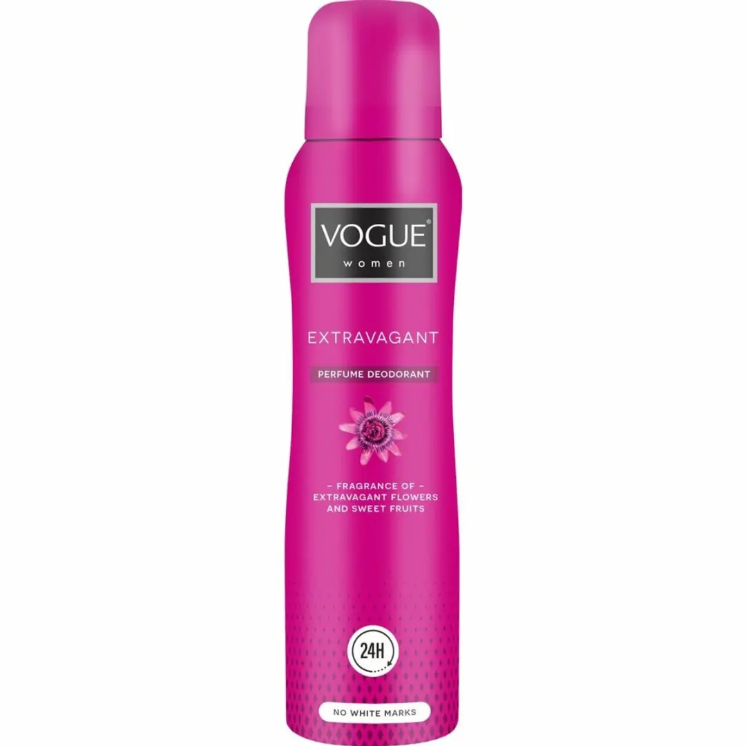 Vogue Women Extravagant Parfum Deodorant 150ml - 7 Stuks