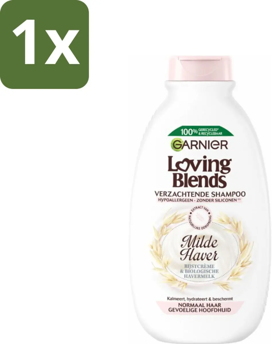 Garnier Loving Blends Milde Haver Shampoo 300ml