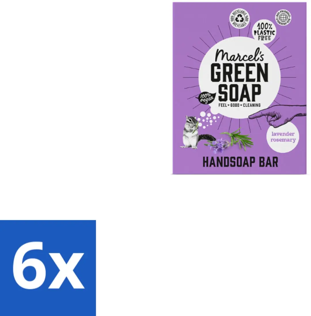 Marcel's Green Soap Handzeep Bar Lavendel & Rozemarijn