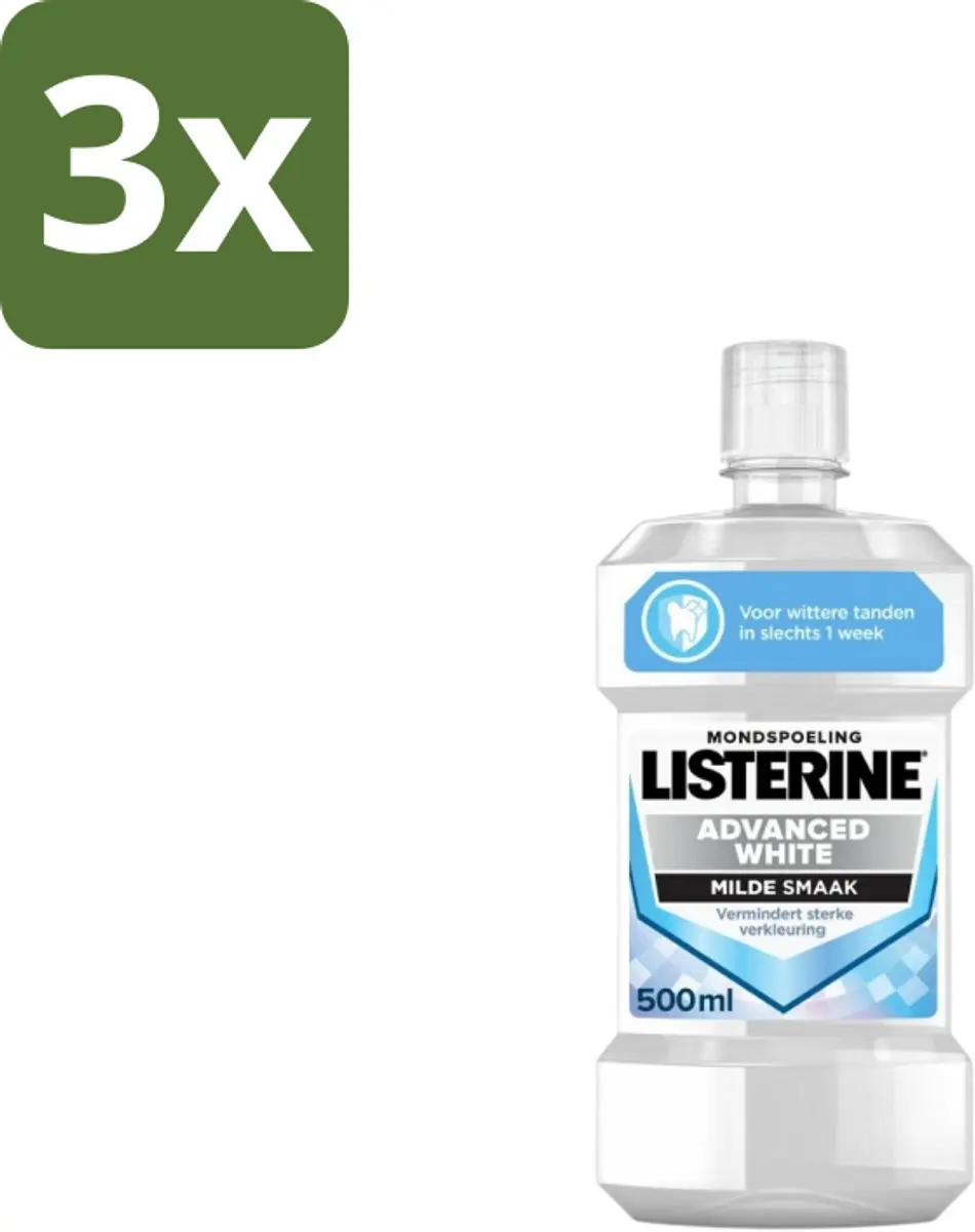 Listerine Advanced White Mondwater 1500ml