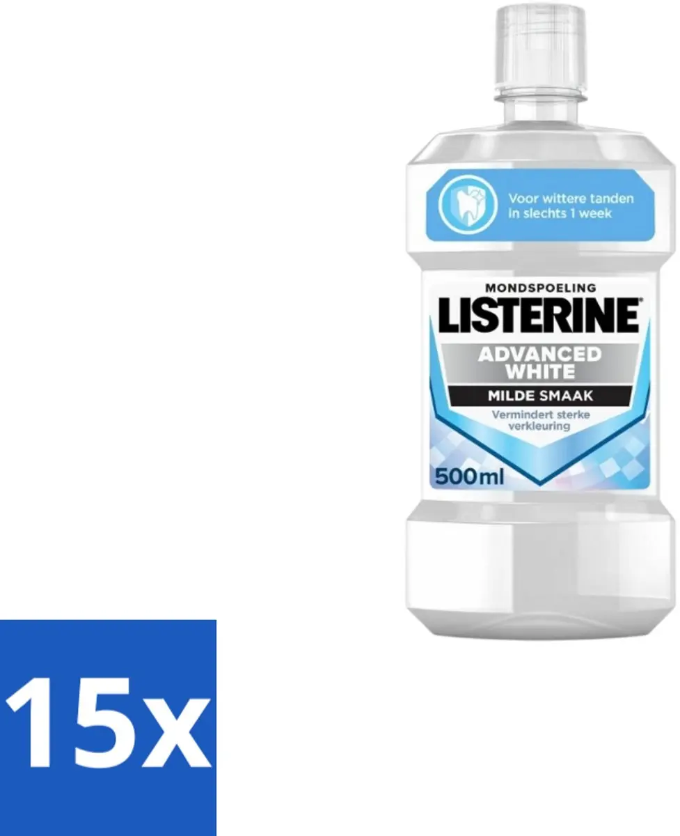 Listerine Advanced White Mondwater 500ml