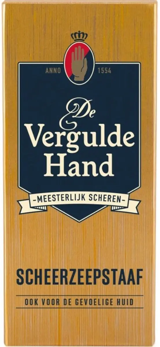 Vergulde Hand Scheerzeepstaaf 75g - 4 Stuks