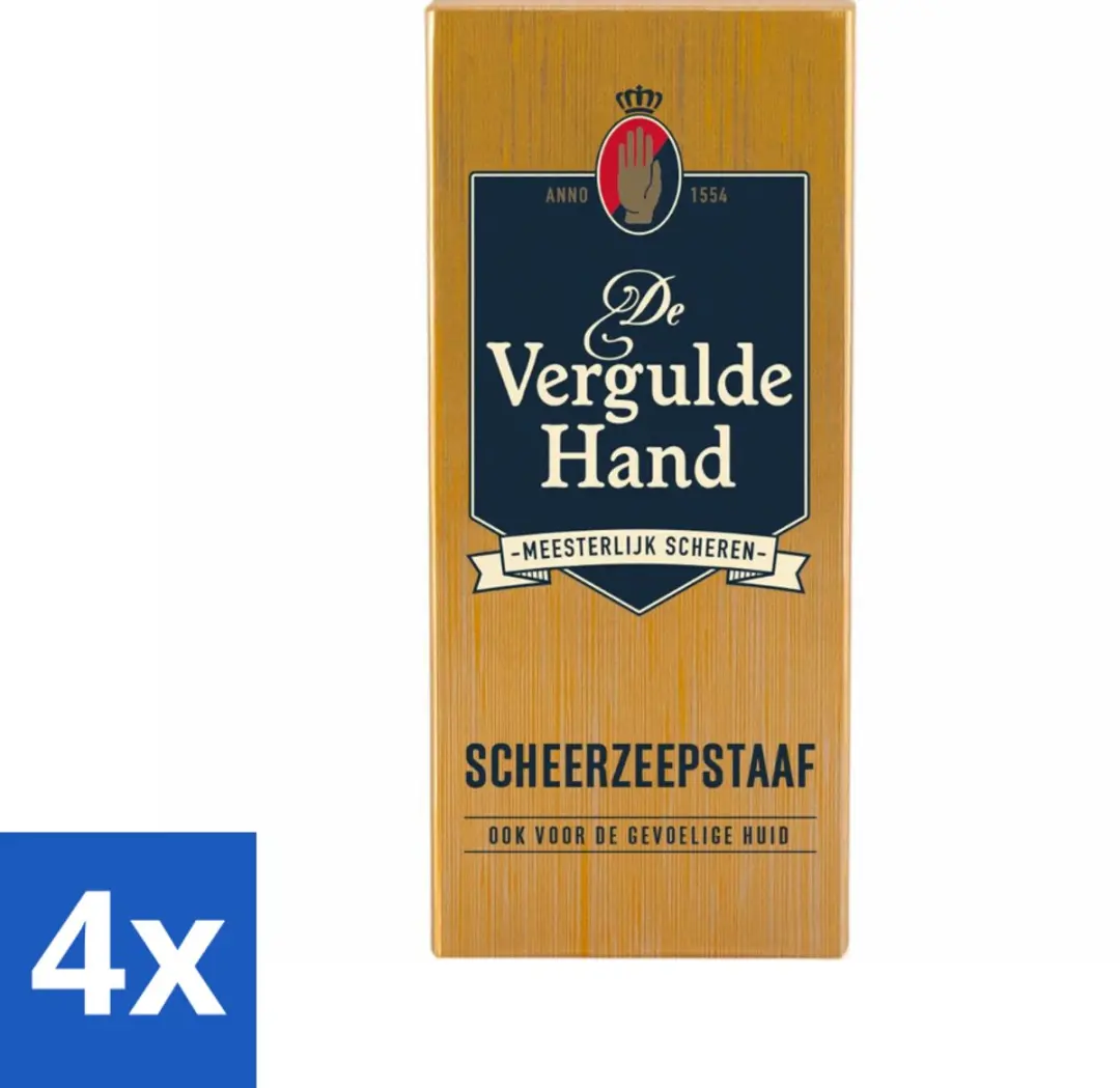 Vergulde Hand Scheerzeepstaaf 75g