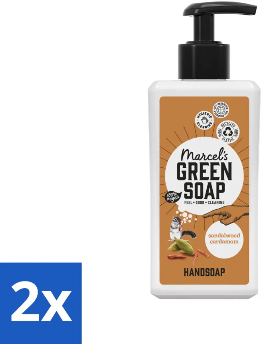 Marcel's Green Soap Handzeep Sandelhout & Kardemom 500ml