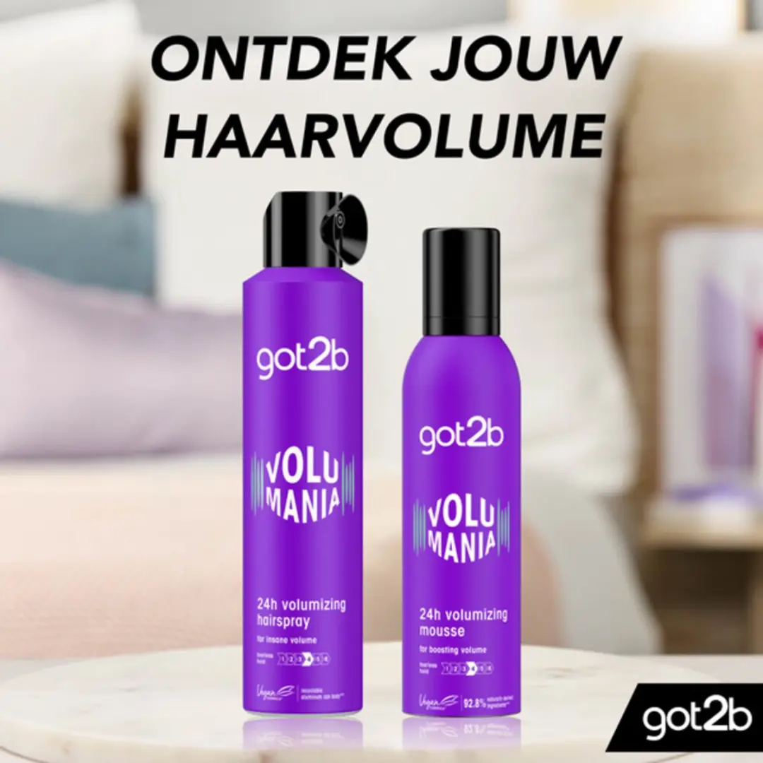 Got2B Volumania Haarspray 300ml - Bulkverpakking 25 Stuks