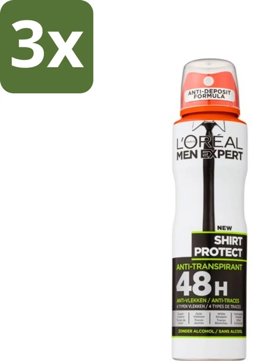 L'Oréal Men Expert Shirt Protect Deo Spray 150ml