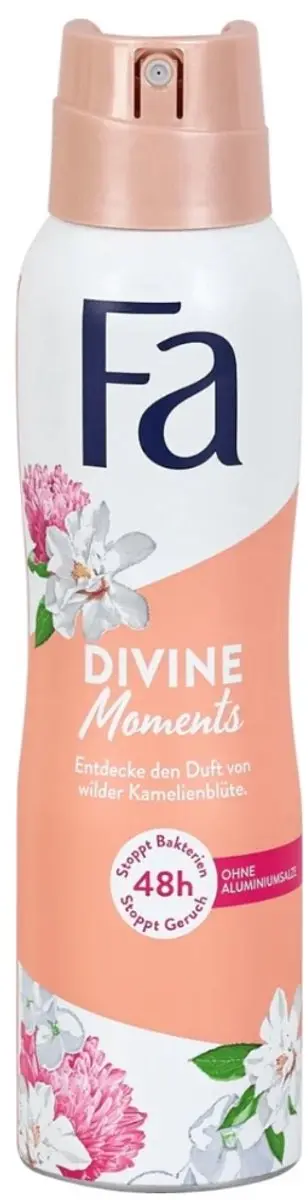 Fa Divine Moments Deodorant Spray Wilde Cameliabloesem 150ml - 6 Stuks