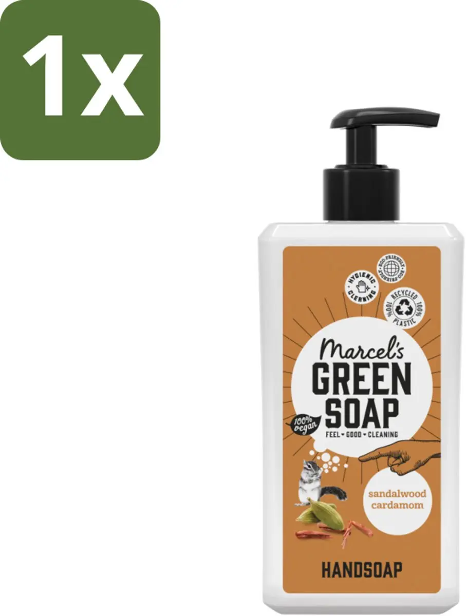 Marcel's Green Soap Handzeep Sandelhout & Kardemom 500ml