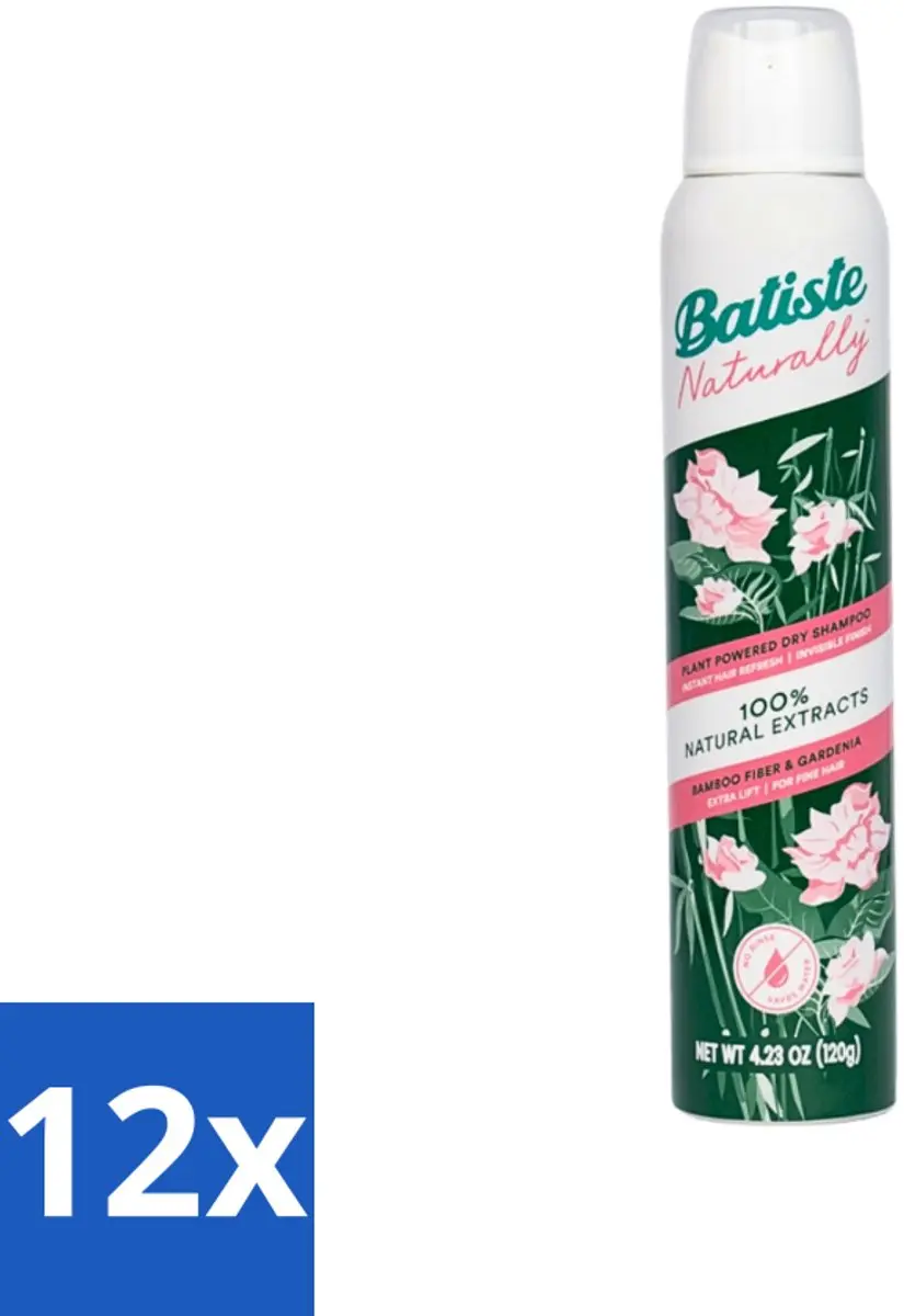Batiste Naturally Bamboo & Gardenia Droogshampoo 200ml