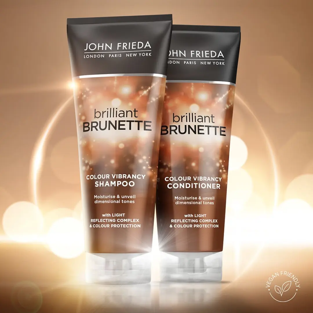 John Frieda Brilliant Brunette Conditioner 250ml - 15 Stuks