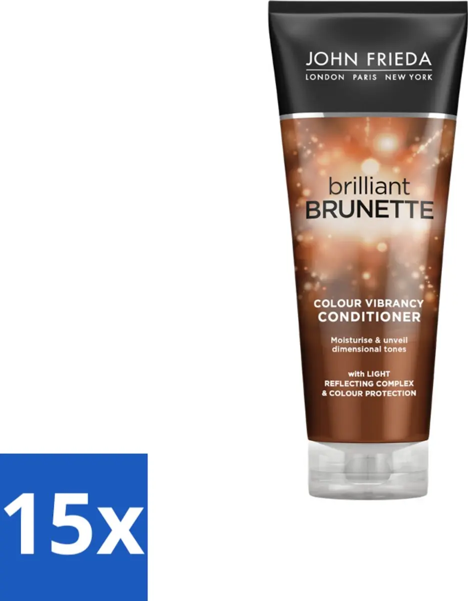 John Frieda Brilliant Brunette Conditioner 250ml