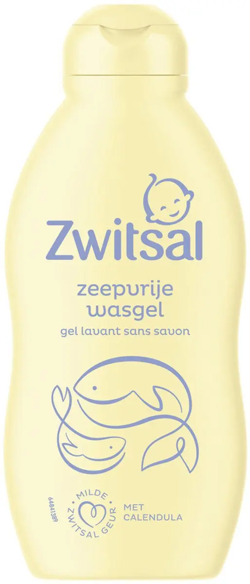 Zwitsal Zeepvrije Wasgel 200ml - 24 Stuks