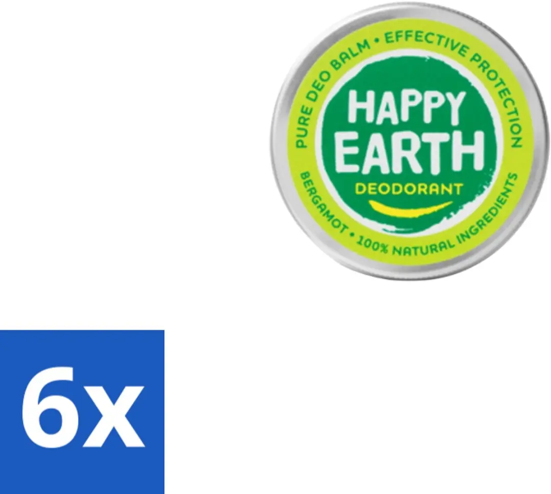 Happy Earth Deodorant Balm Bergamot 45g