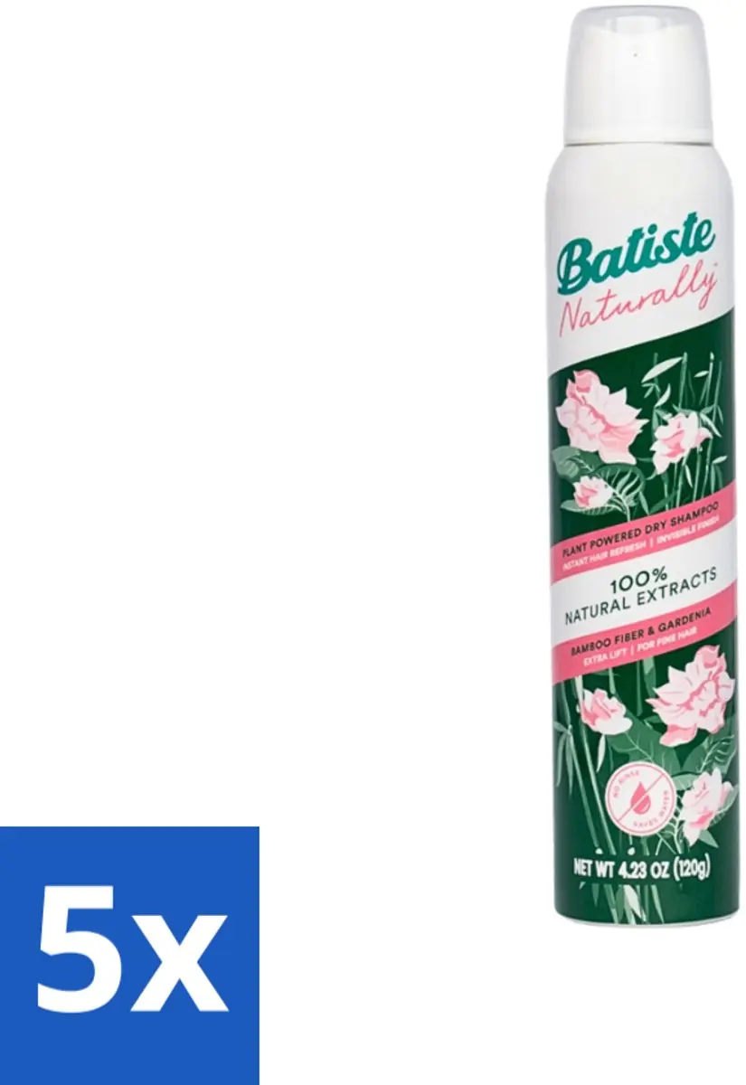 Batiste Naturally Bamboo & Gardenia Droogshampoo 200ml