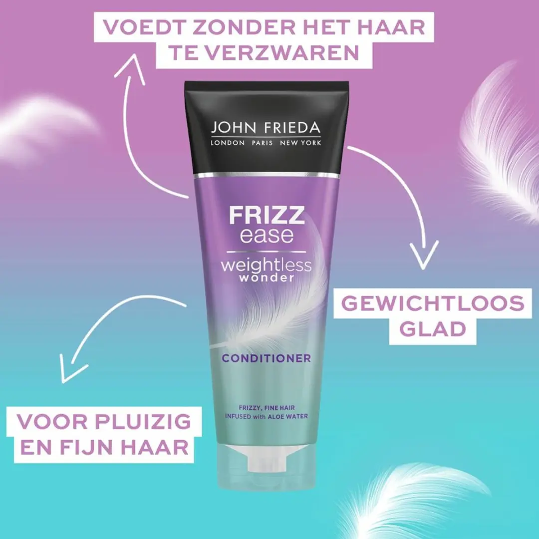 John Frieda Frizz Ease Conditioner 250ml - 3 Stuks