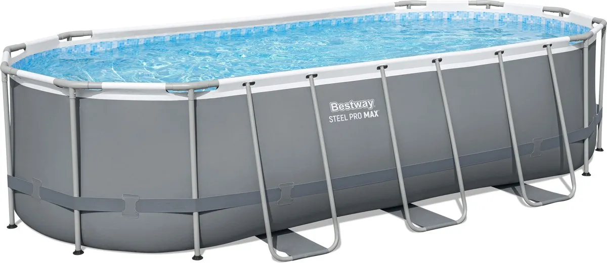 Bestway Steel Pro MAX Zwembadset 549x274x122cm - Grijs - afbeelding 6 van 6