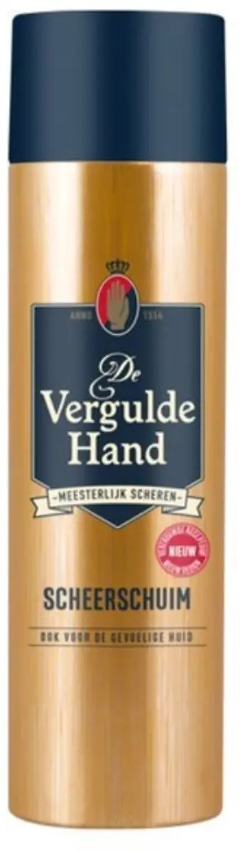 Vergulde Hand Scheerschuim 250ml - 24 Stuks